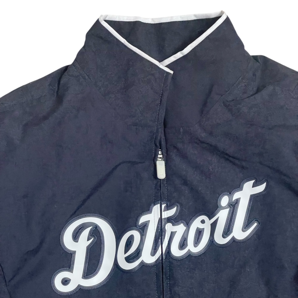 Majestic Thermabase MLB Detroit Tigers Jacket Navy Medium - Picture 2 of 13